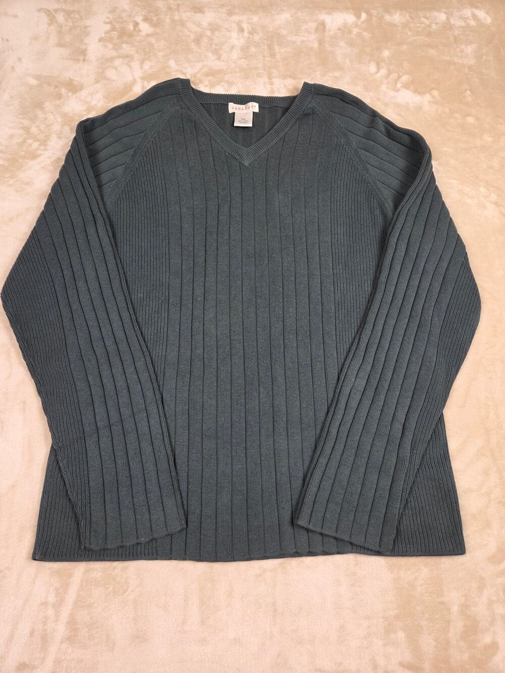 Paradox Ribbed V-Neck Sweater